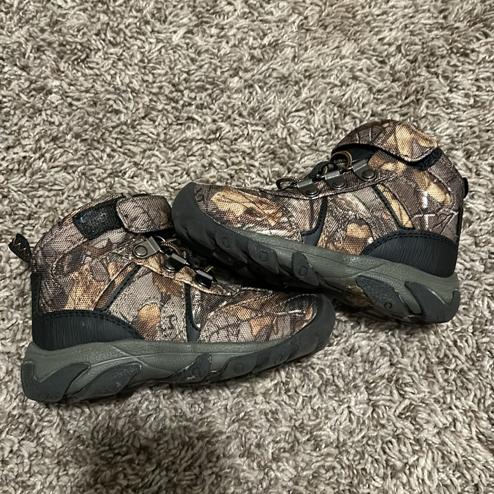 Little boy hunting/ hiking boots